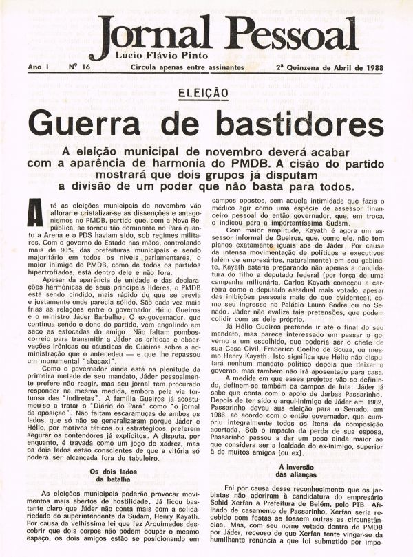Jornal Pessoal